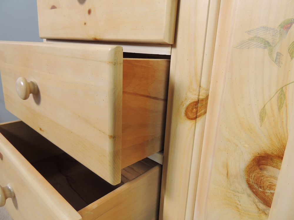 Vaughan Farmhouse Washed Pine Dresser Cabinet