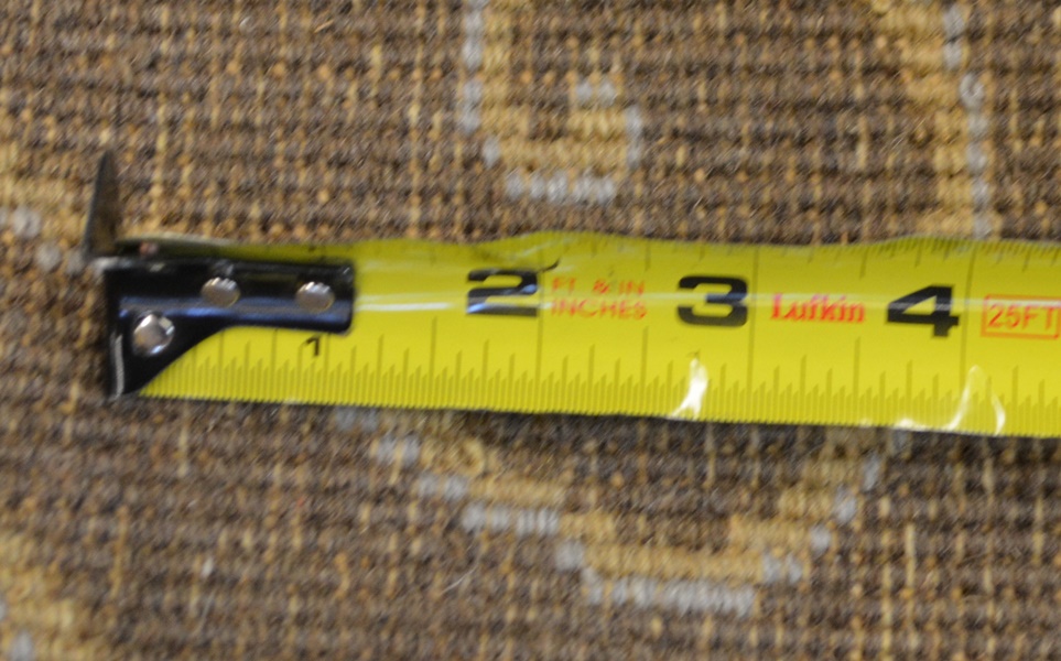 Persian Style Mocha Floral Wool Area Rug