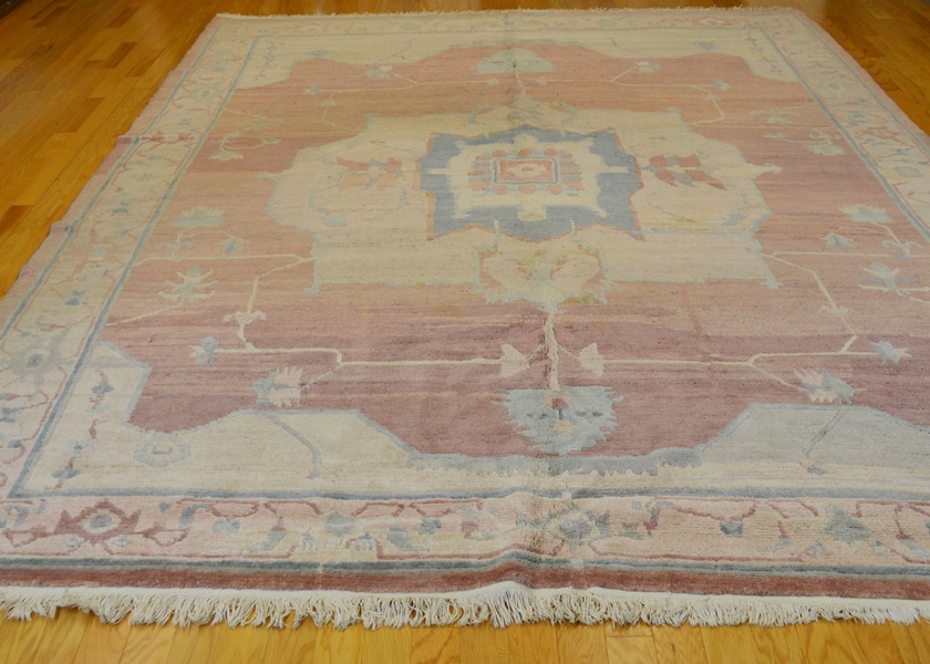 Tufenkian Persian Serapi Style Mauve Wool Area Rug