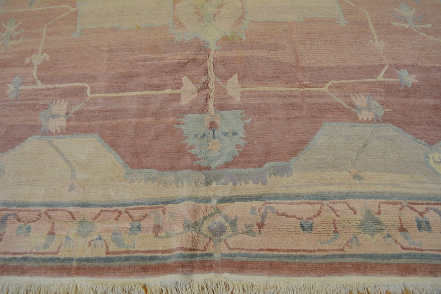 Tufenkian Persian Serapi Style Mauve Wool Area Rug