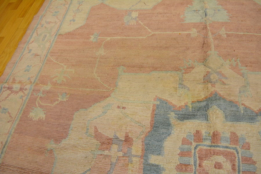 Tufenkian Persian Serapi Style Mauve Wool Area Rug