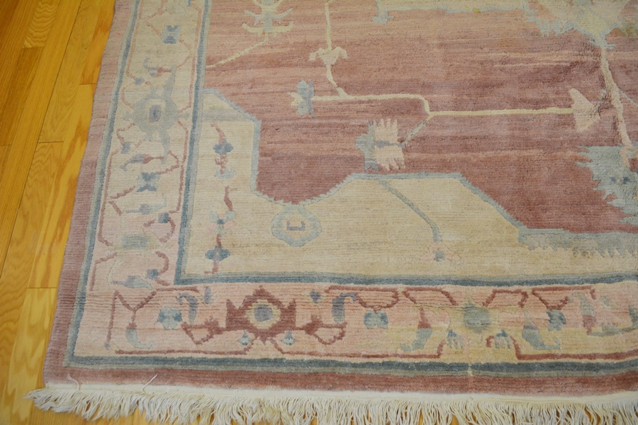 Tufenkian Persian Serapi Style Mauve Wool Area Rug