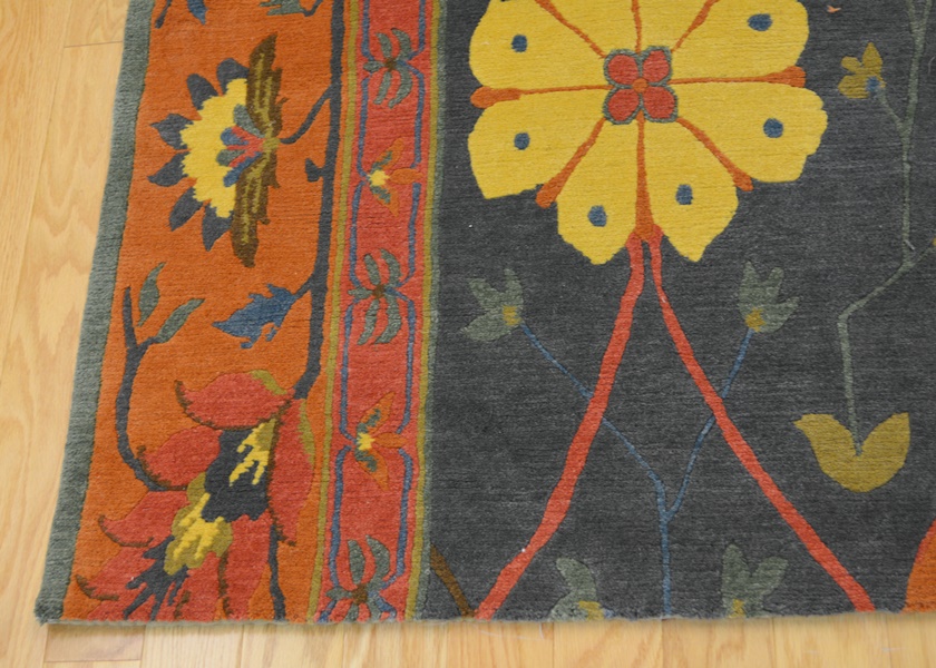 Bidjar Style Tibetan Woven Vibrant Wool Area Rug