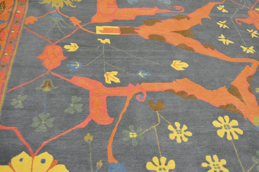 Bidjar Style Tibetan Woven Vibrant Wool Area Rug