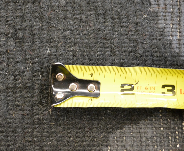 Tibetan Style Contemporary Black and Charcoal Wool Area Rug