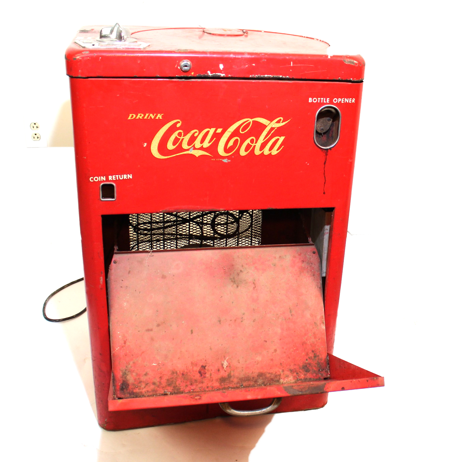 Vintage Original Vendo Spin Top Coca-Cola Machine