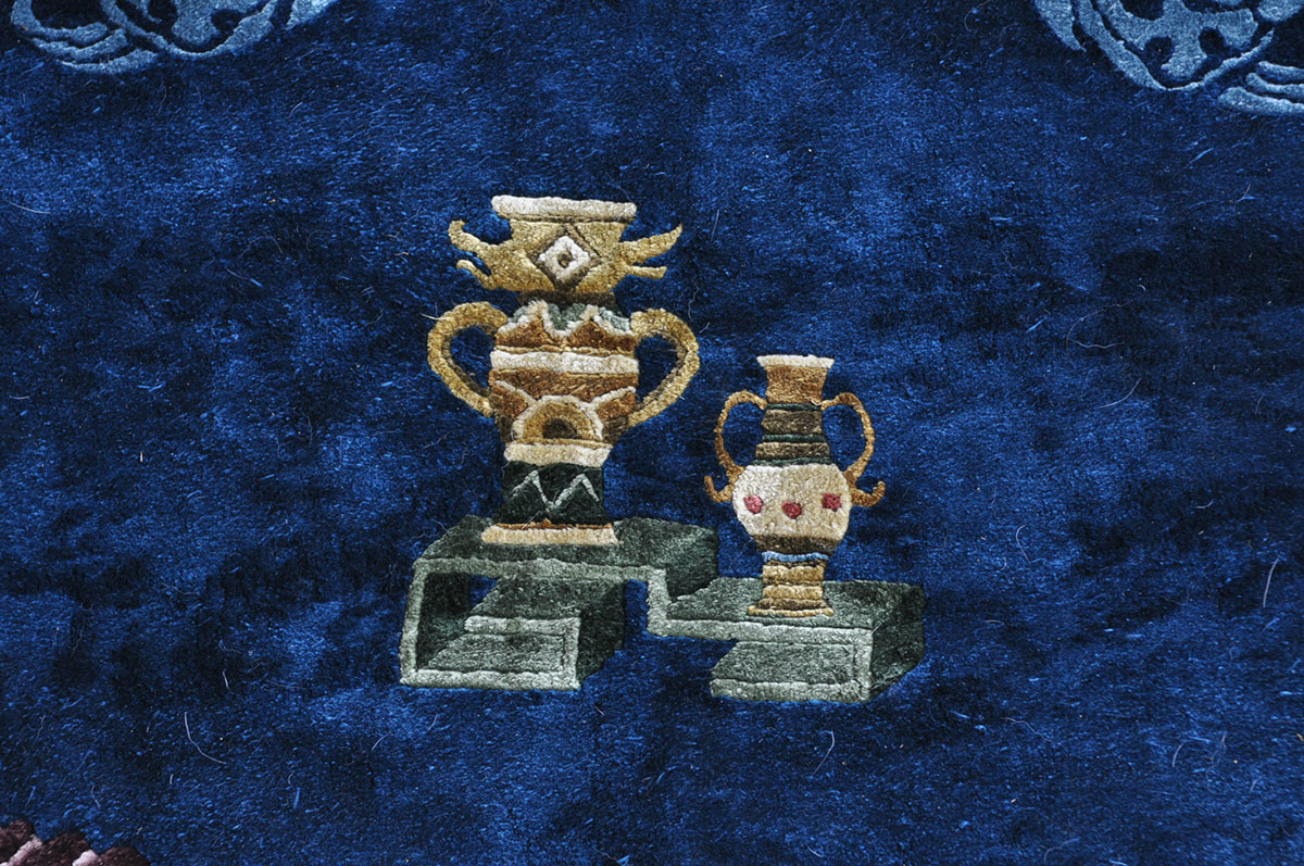 Chinese Handwoven Silk Rug