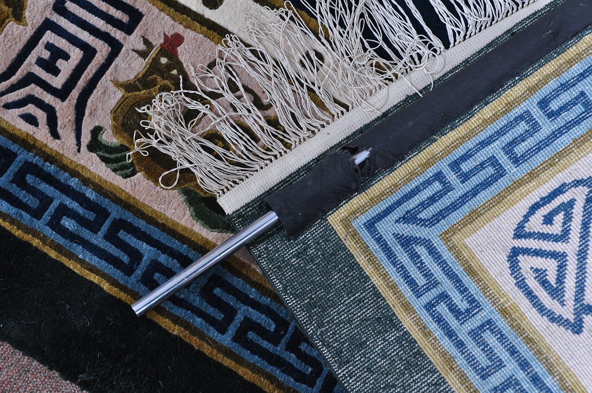 Chinese Handwoven Silk Rug