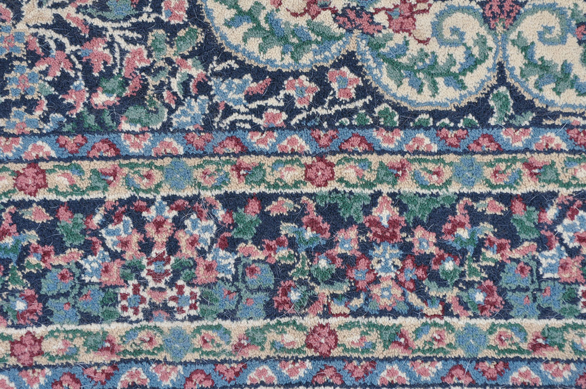 Area Rug with Floral Design