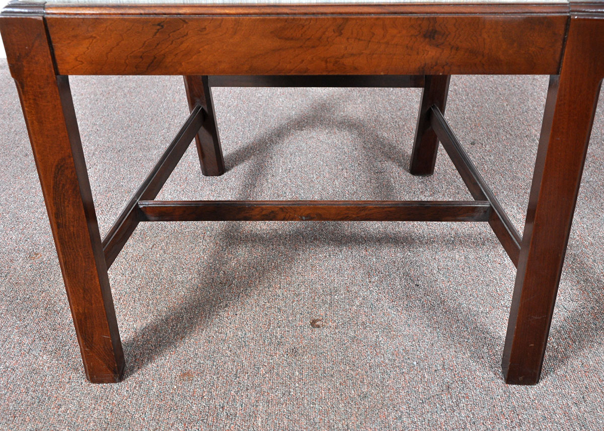 Set of Twelve Harp Back Mahogany Dining Chairs