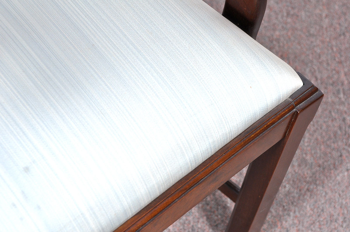 Set of Twelve Harp Back Mahogany Dining Chairs