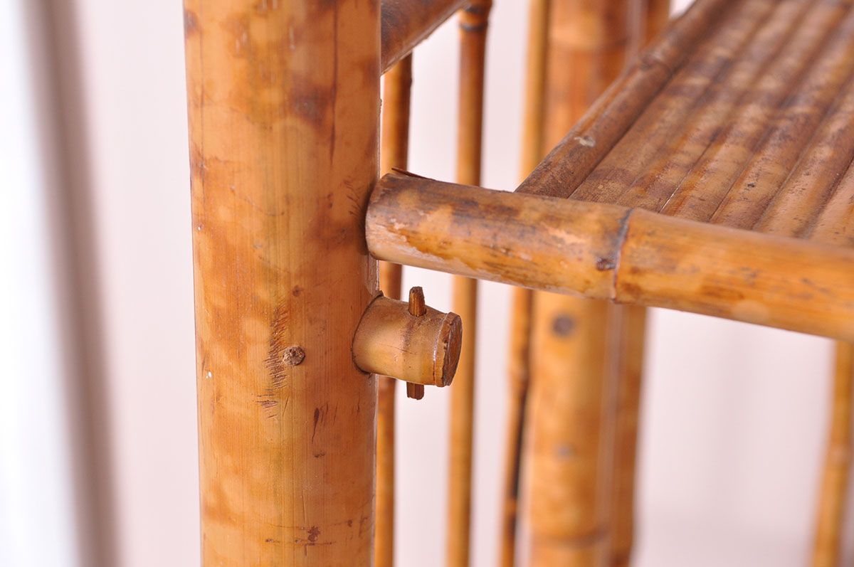 Handmade Bamboo Shelves