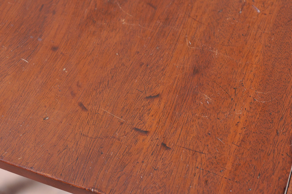 Mahogany Drop Leaf Dining Table with "D" Shaped Ends