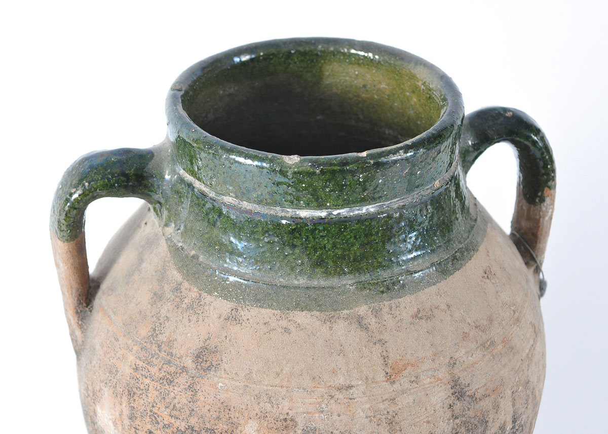 Two Handled Earthenware Jug