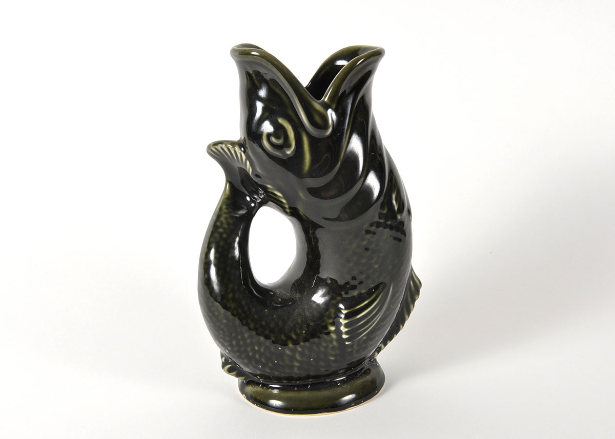 Invenio England Fish "Gluggle Jug" Pitcher