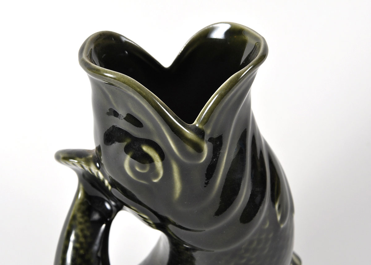 Invenio England Fish "Gluggle Jug" Pitcher
