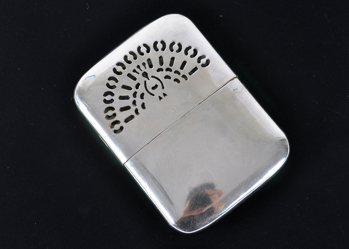 Chrome Plated Hand Warmer with Openwork
