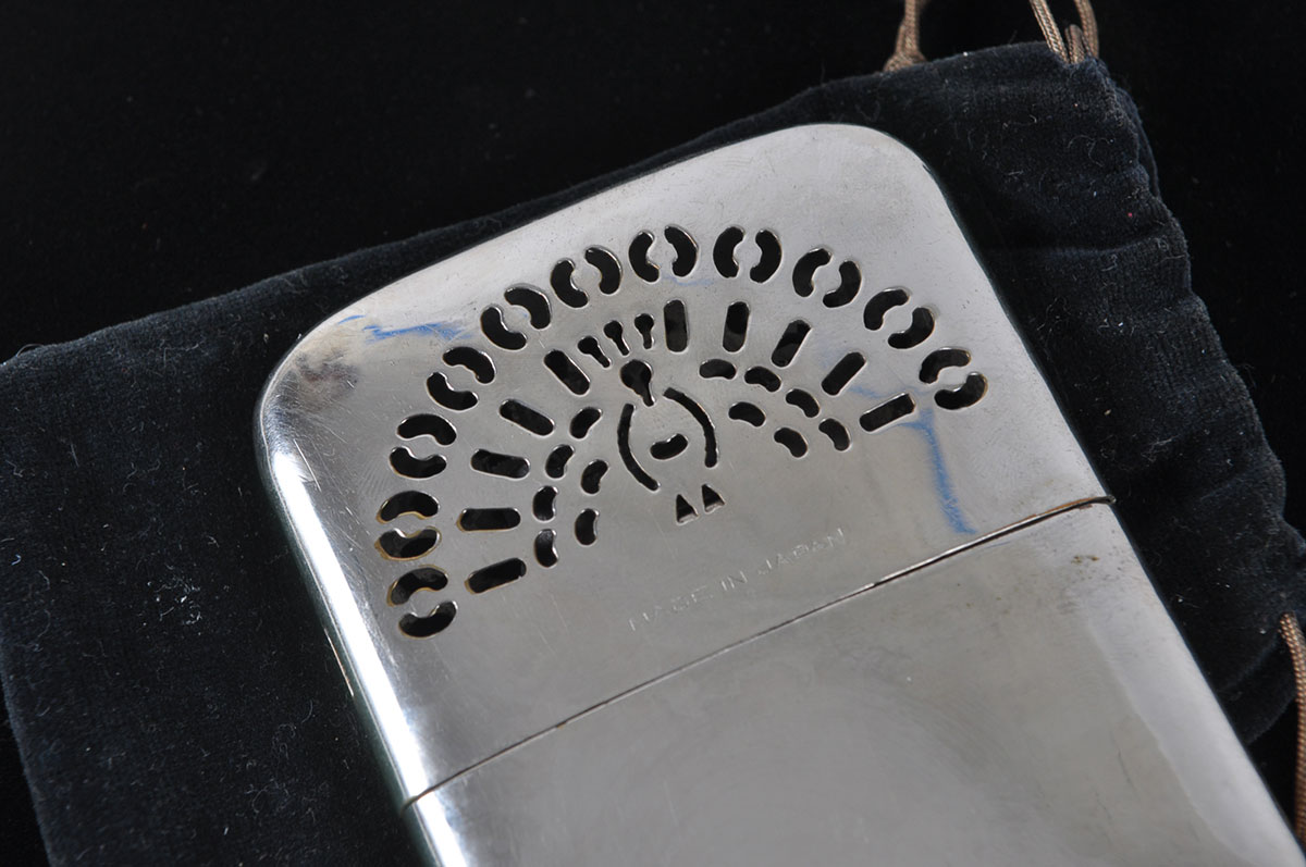 Chrome Plated Hand Warmer with Openwork