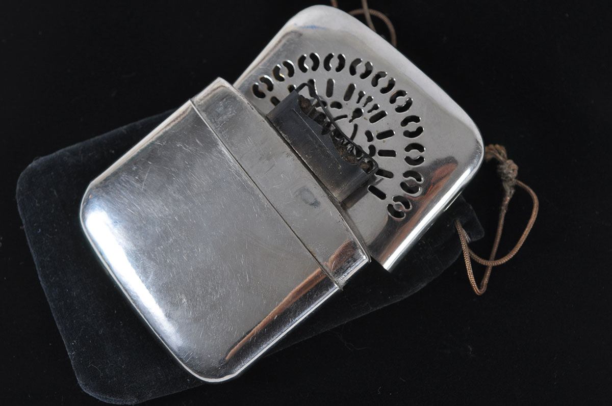 Chrome Plated Hand Warmer with Openwork