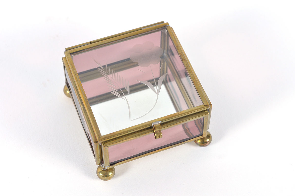 Vanity Jewelry and Hat Boxes