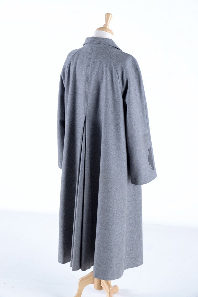Women's Vintage Bavaria Loden Original Bayerischer Grey Wool Coat