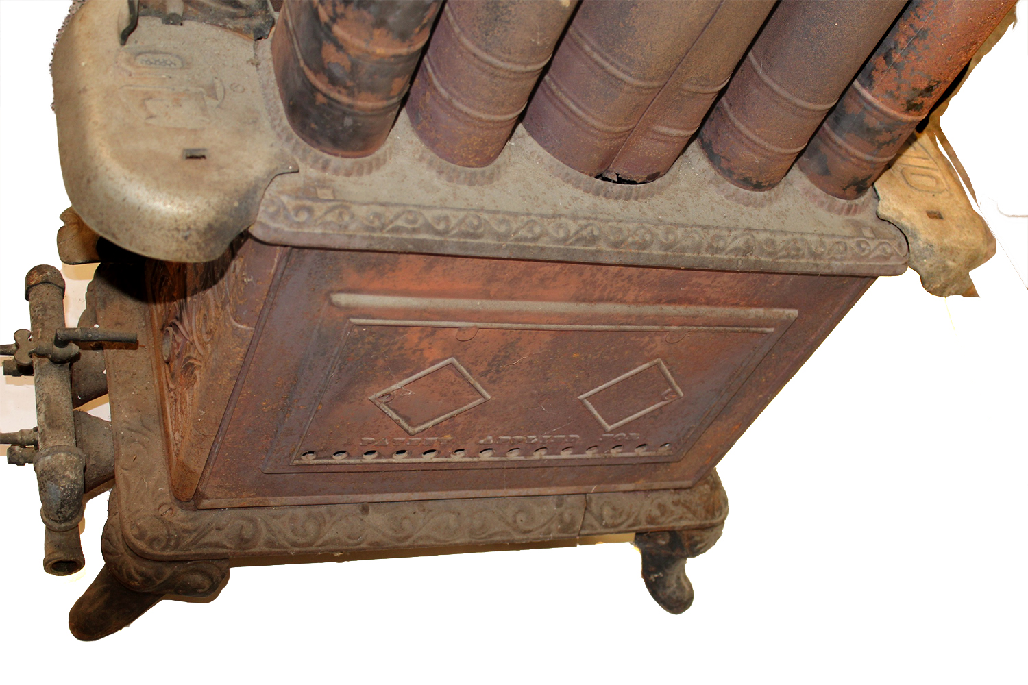 Antique 1845 Stove by Estate Stove Company Hamilton Ohio