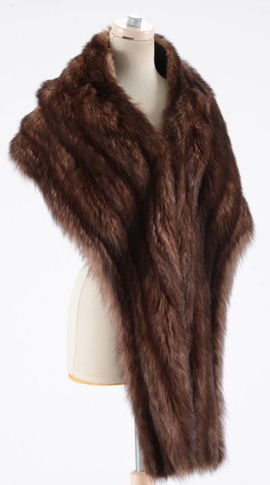 Vintage Marten Fur Stole