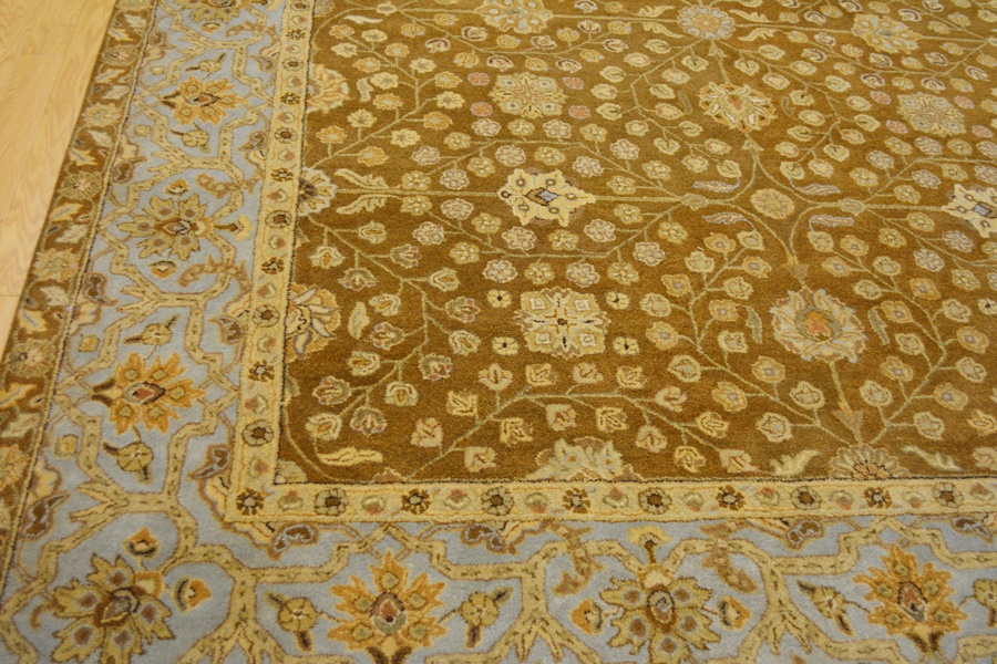 Agra Style Chocolate Fine Tufted Wool Area Rug