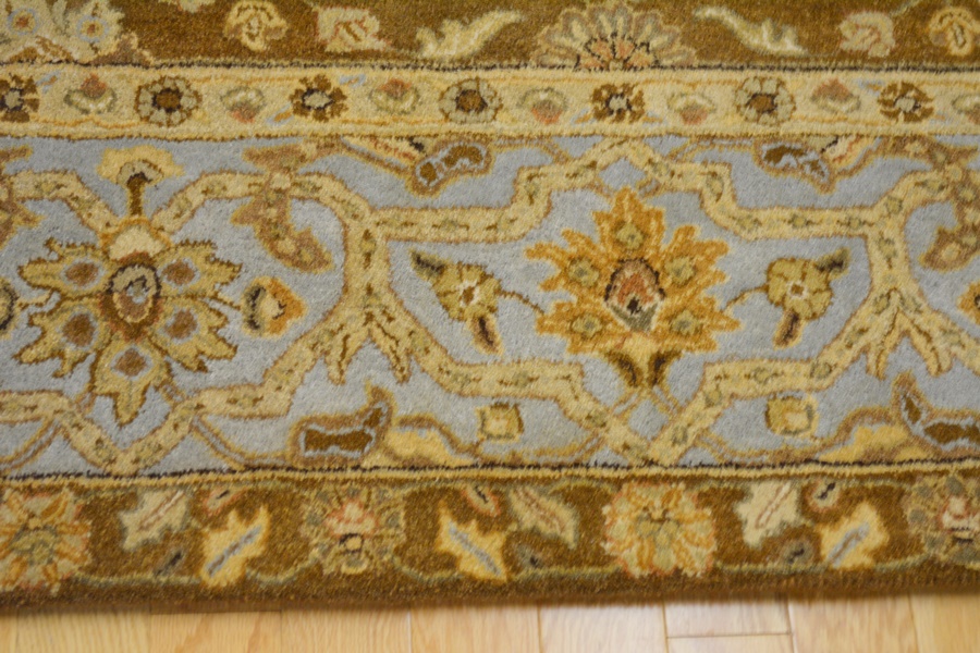 Agra Style Chocolate Fine Tufted Wool Area Rug