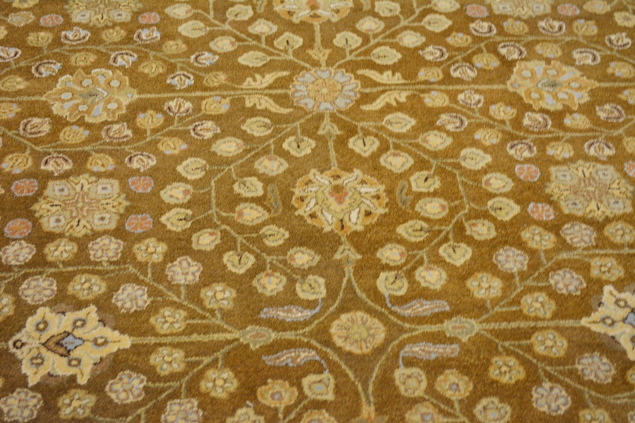 Agra Style Chocolate Fine Tufted Wool Area Rug