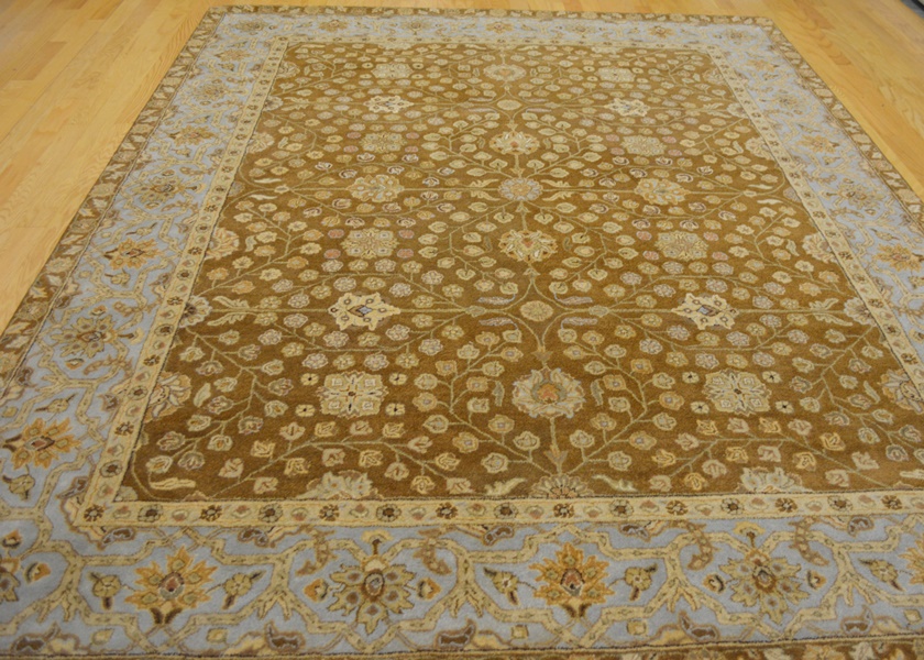 Agra Style Chocolate Fine Tufted Wool Area Rug