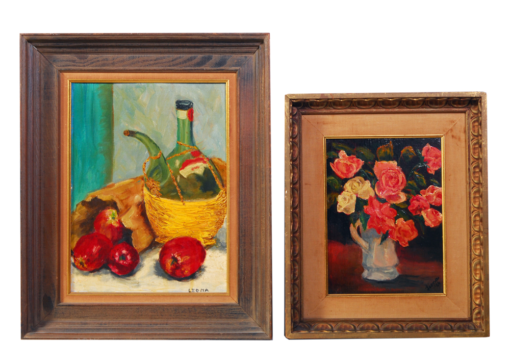 Leona Rubin Original Still Life Oil Paintings
