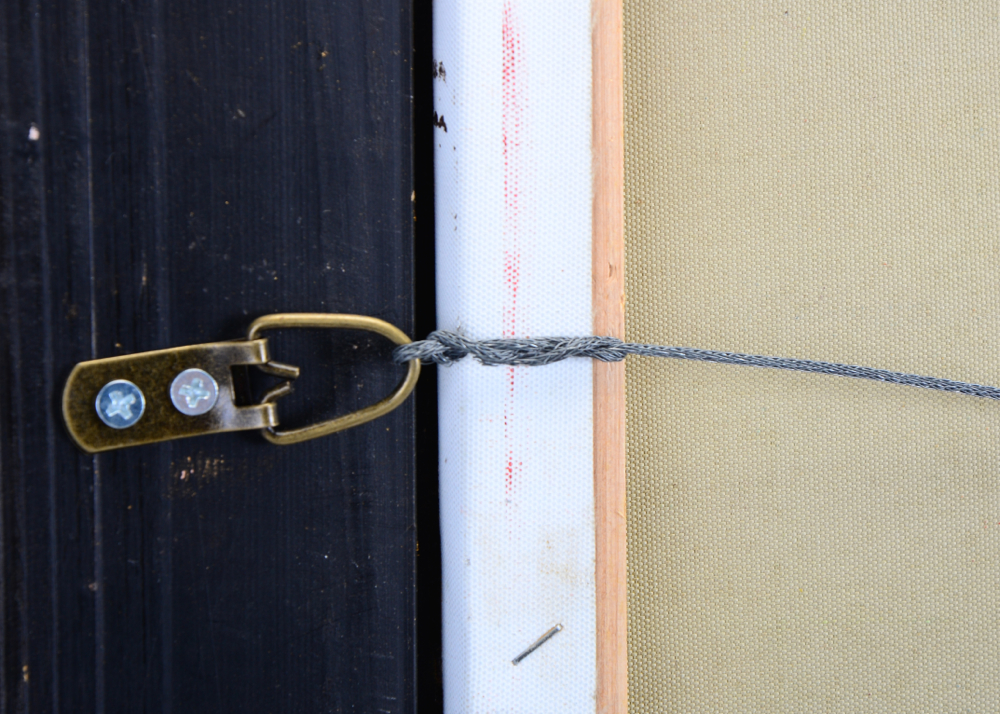 H. Hartmann Oil on Board Portrait of Native American