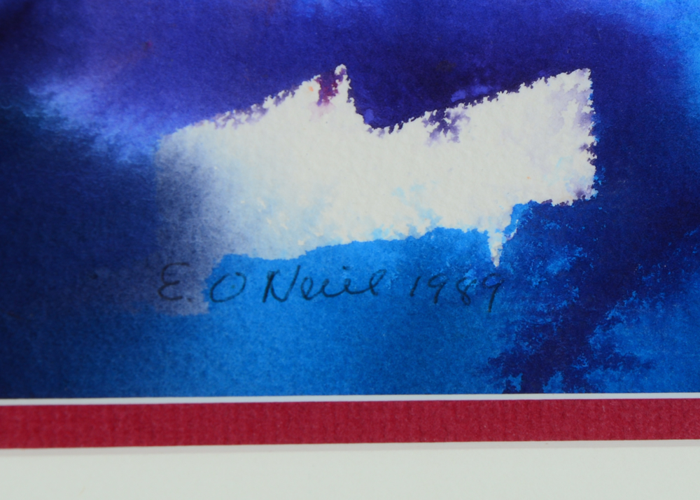 Elizabeth O'Neill Original Watercolor Painting "Lightning"