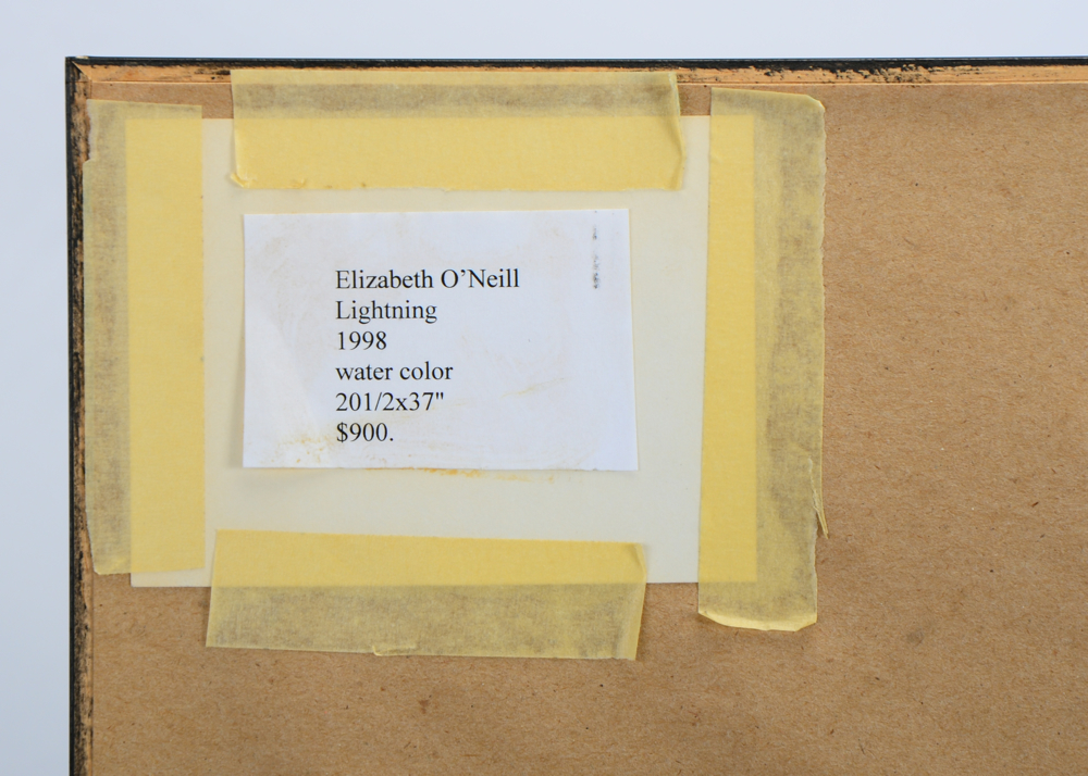 Elizabeth O'Neill Original Watercolor Painting "Lightning"