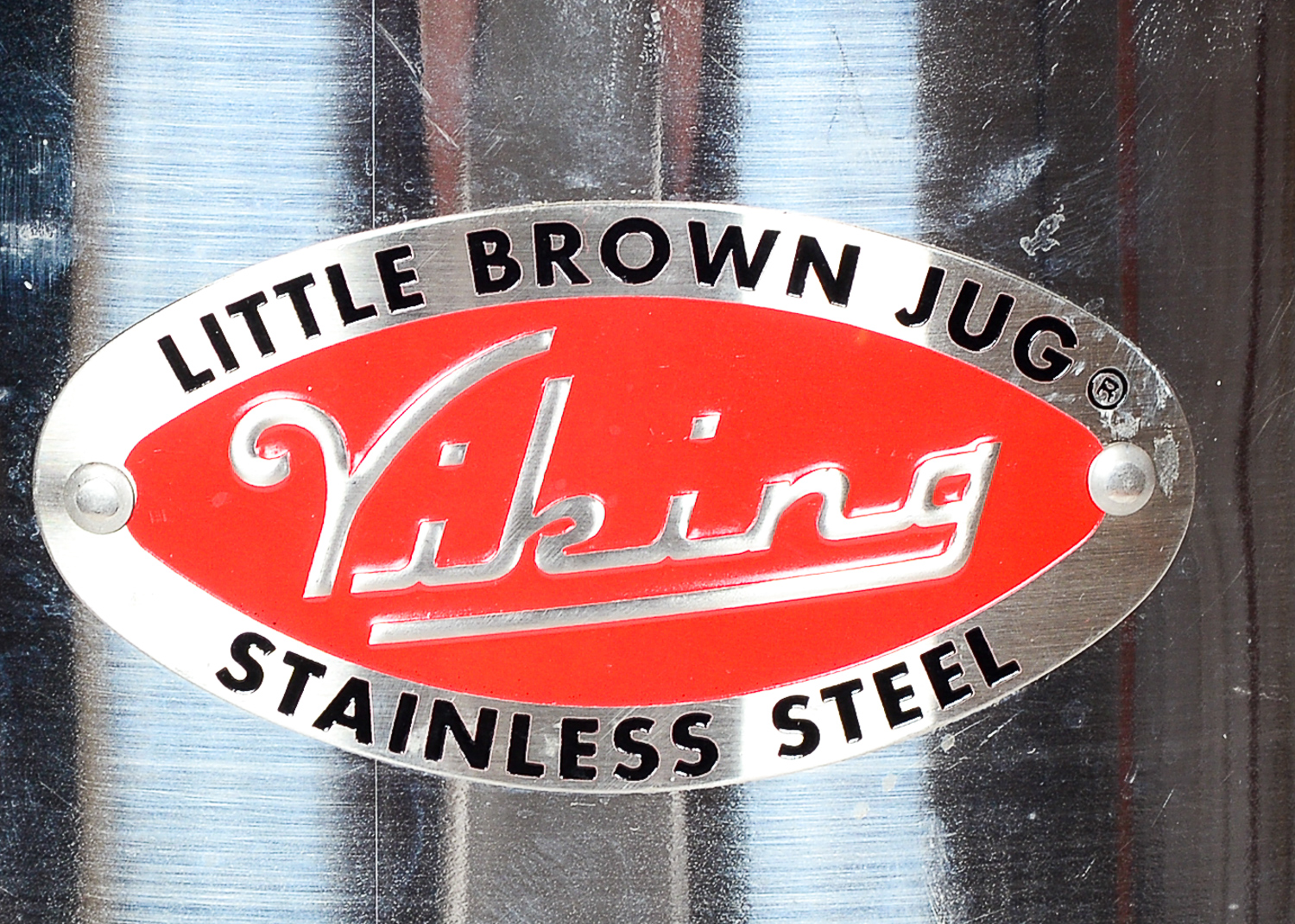 Vintage Viking Stainless Steel "Little Brown Jug"