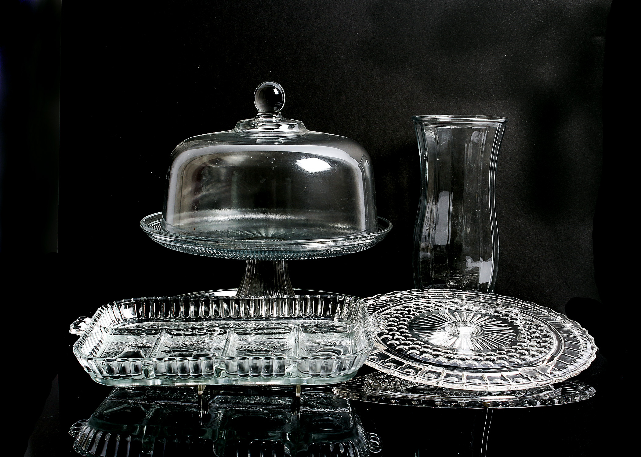 Assortment of Glass Items