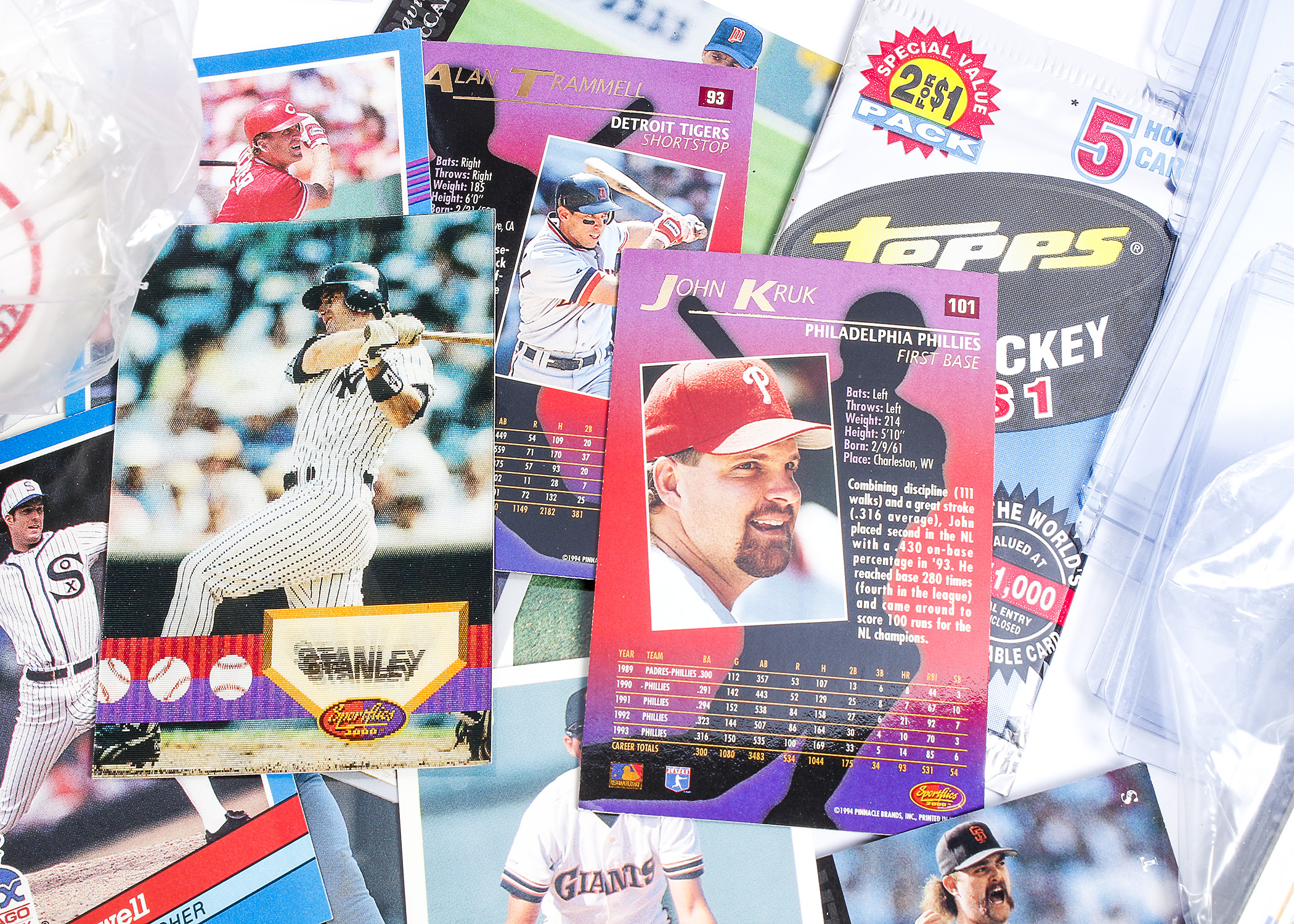 Assortment of Collectible Baseballs and Cards