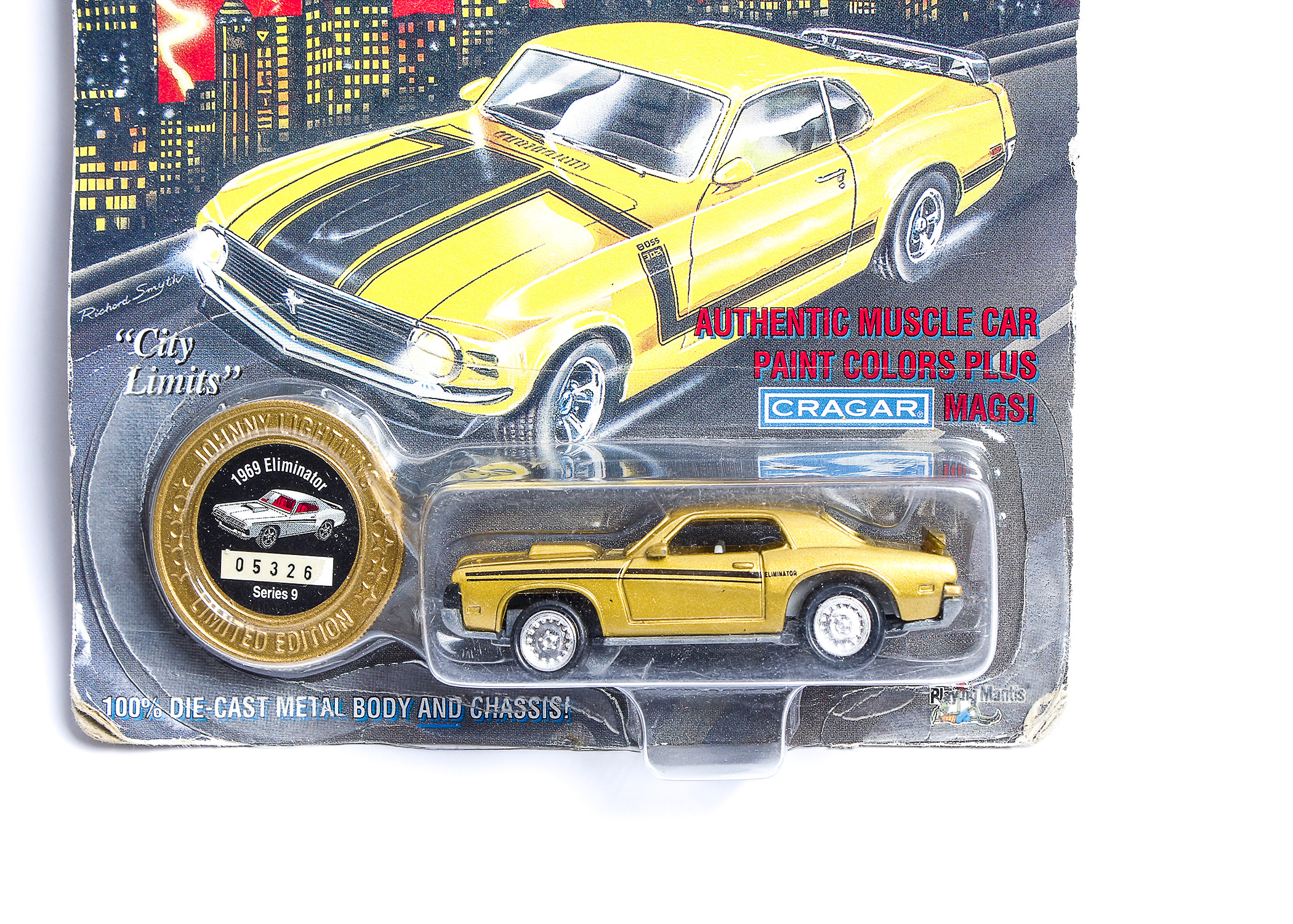 Set of Johnny Lighting Muscle Cars