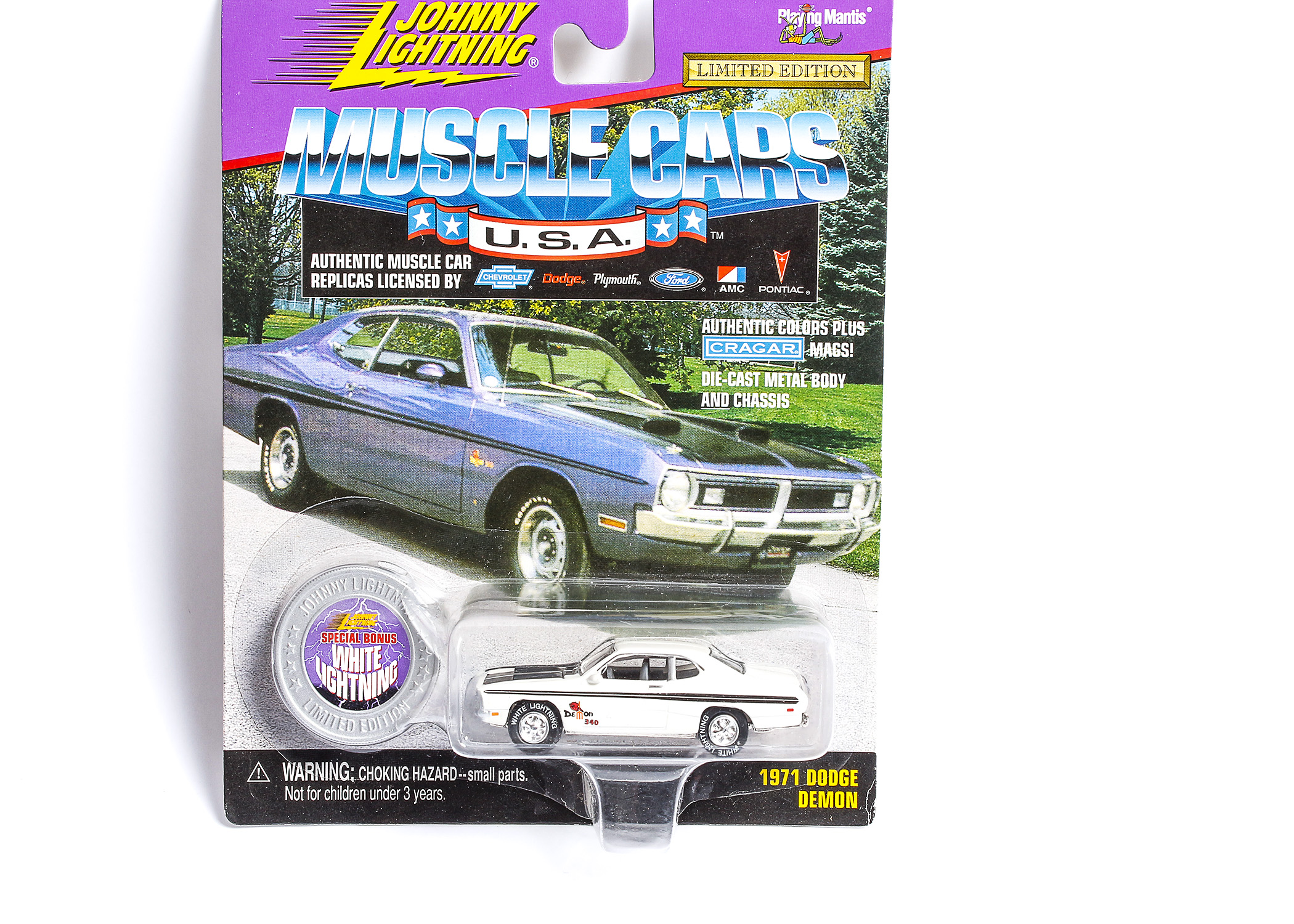 Set of Johnny Lighting Muscle Cars