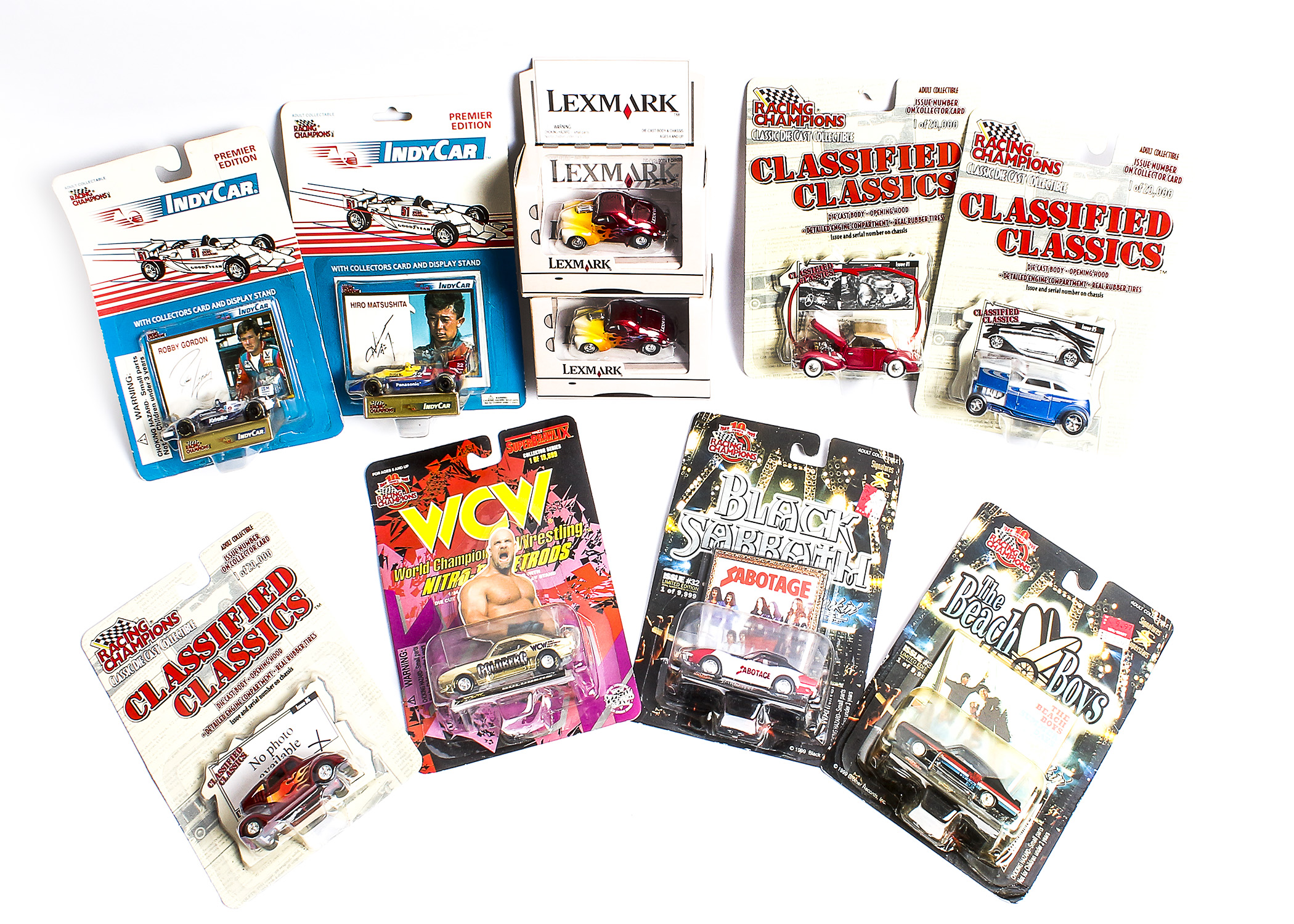 Variety of Die-Cast Cars