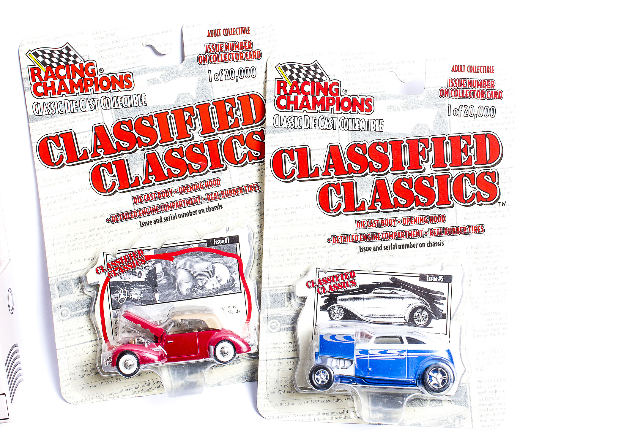 Variety of Die-Cast Cars