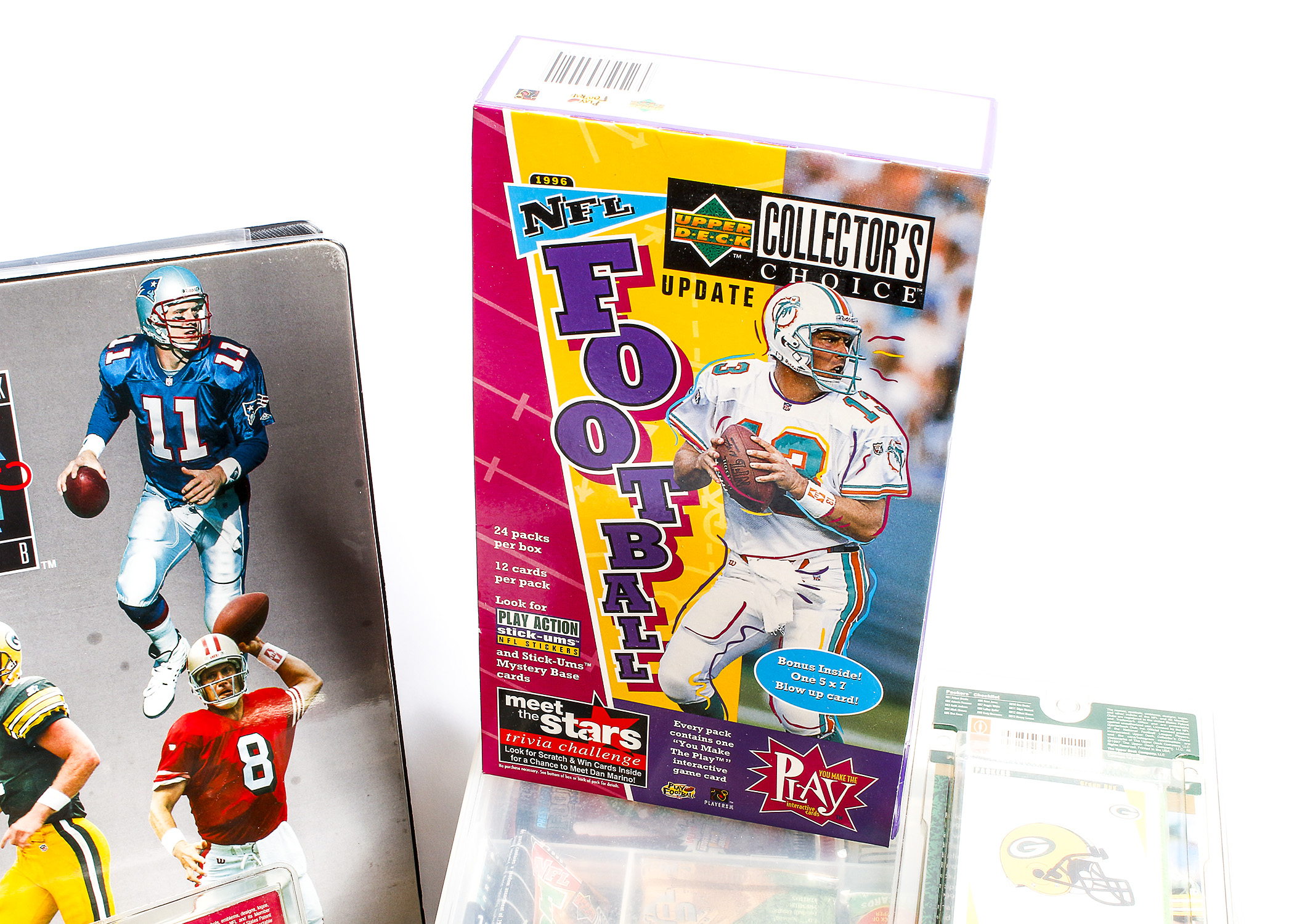 Assortment of Football Trading  Cards