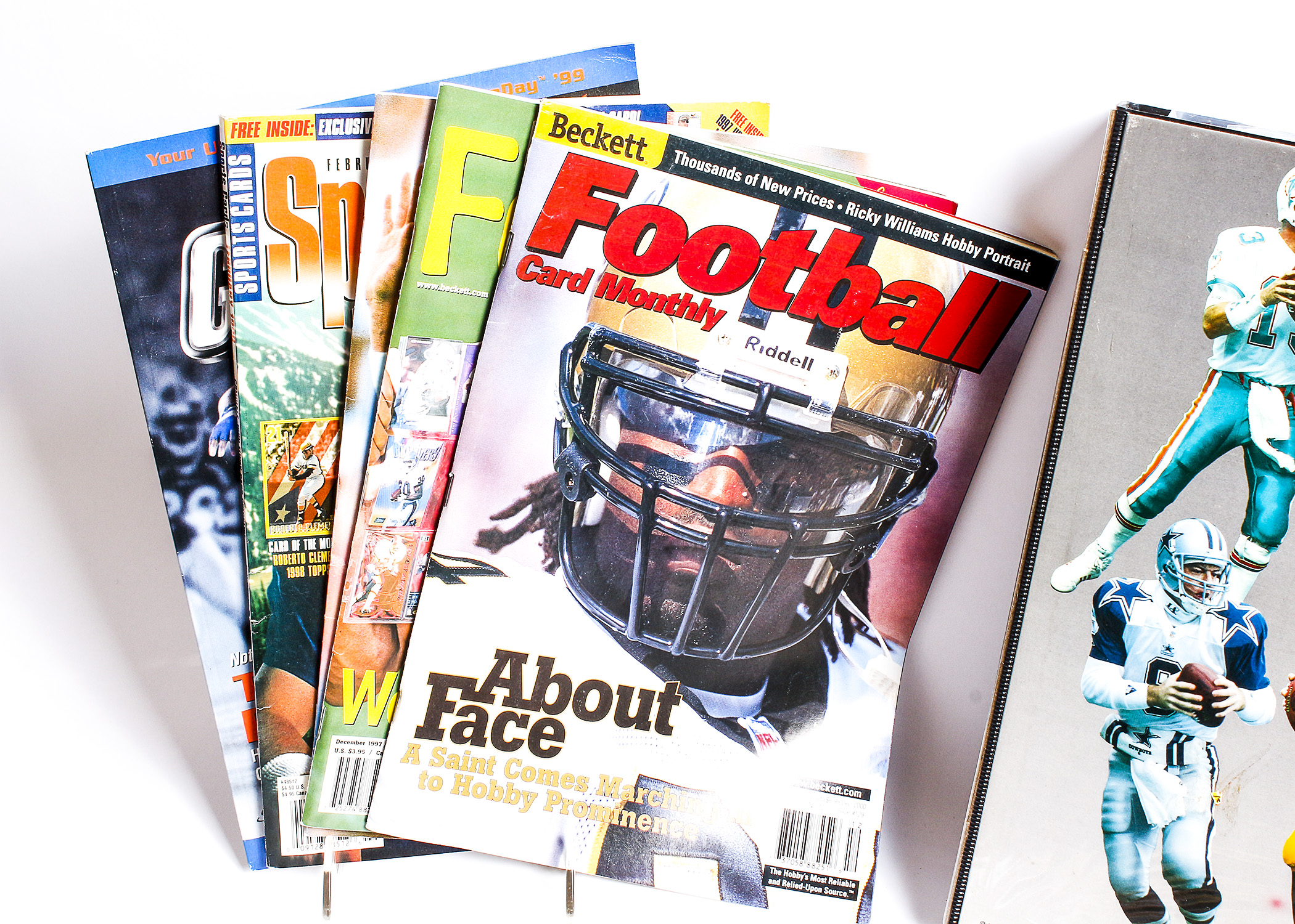 Assortment of Football Trading  Cards