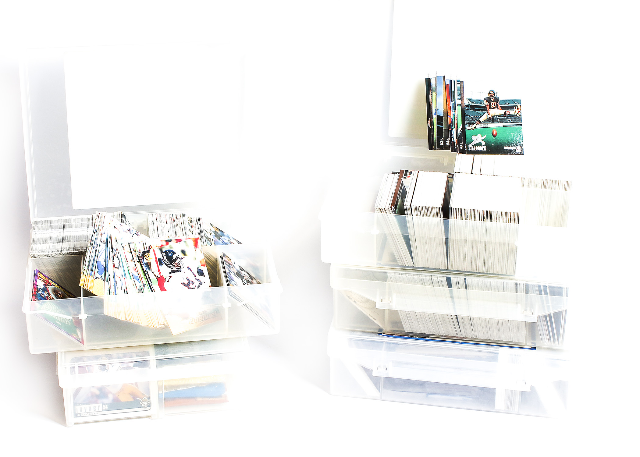 Assortment of Football Trading  Cards