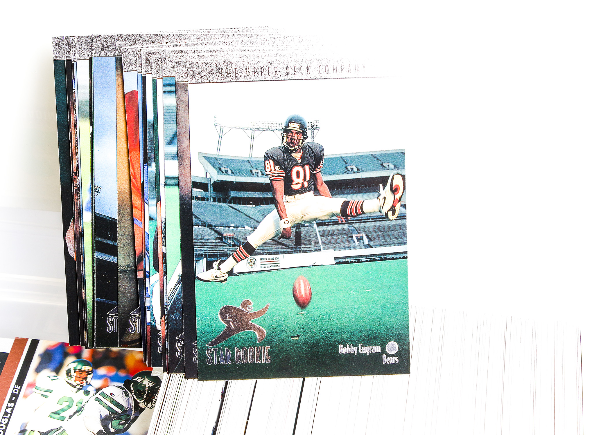 Assortment of Football Trading  Cards