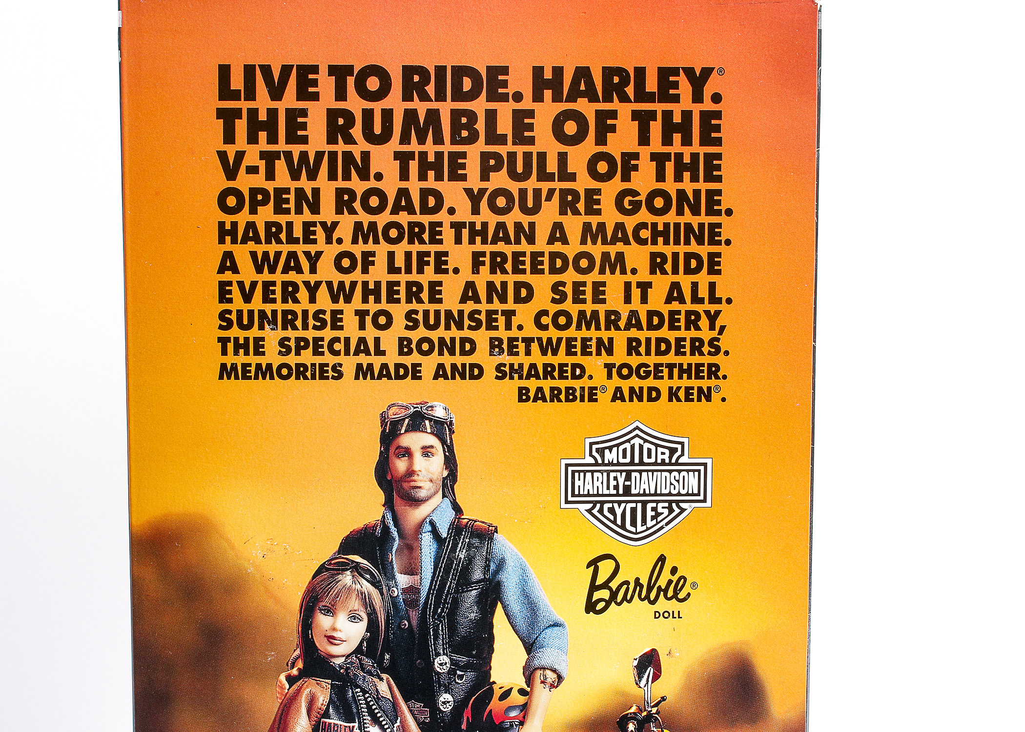 Trio of Collectible Harley Davidson Barbie Dolls