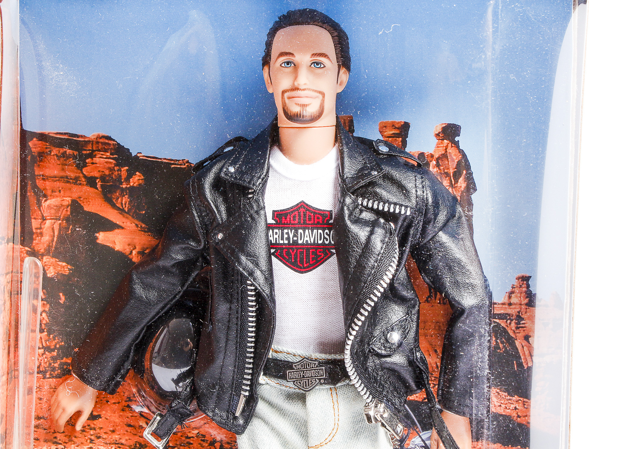 Trio of Harley Davidson Barbie and Ken Dolls