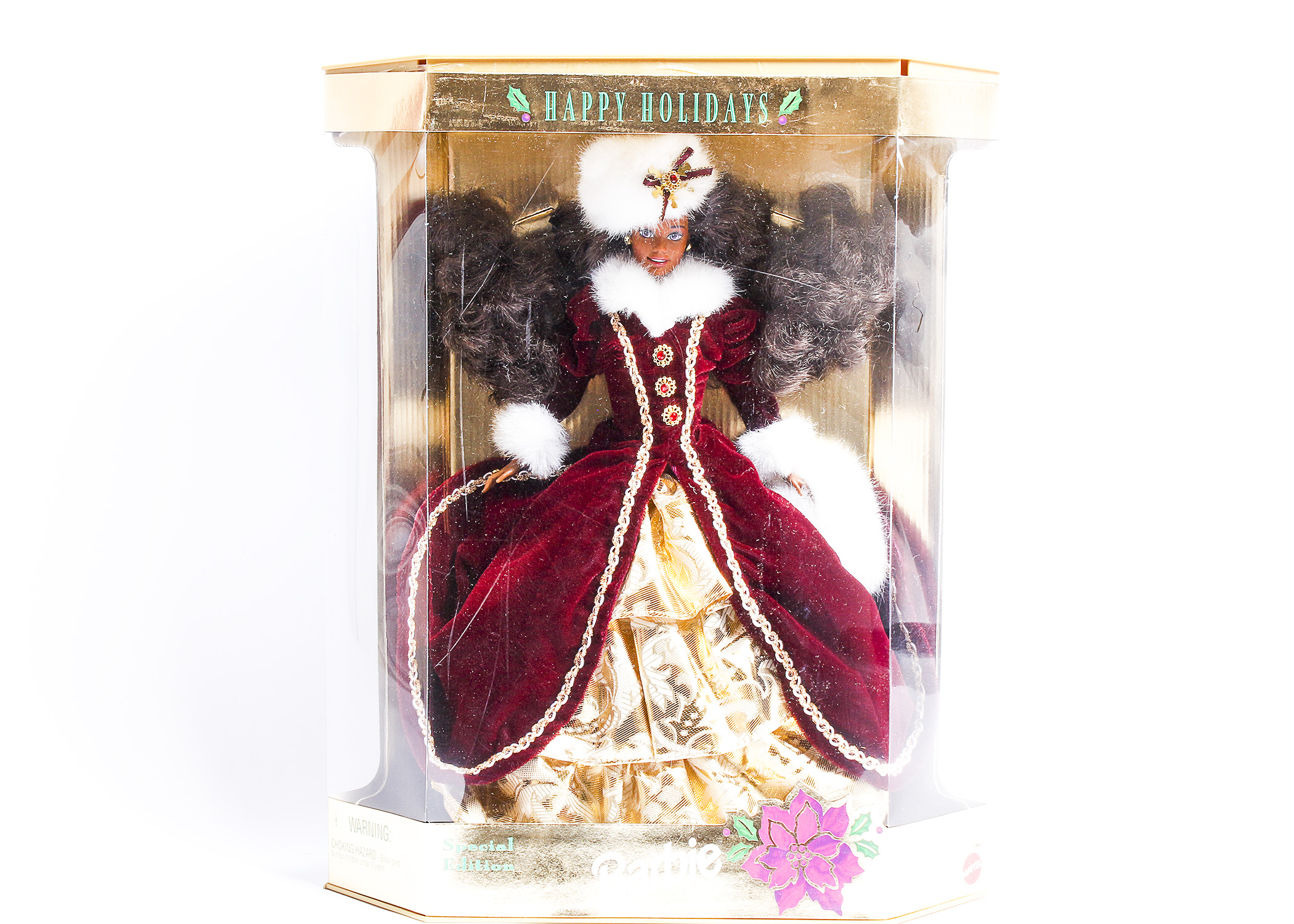 Pair of Happy Holidays Barbie Dolls