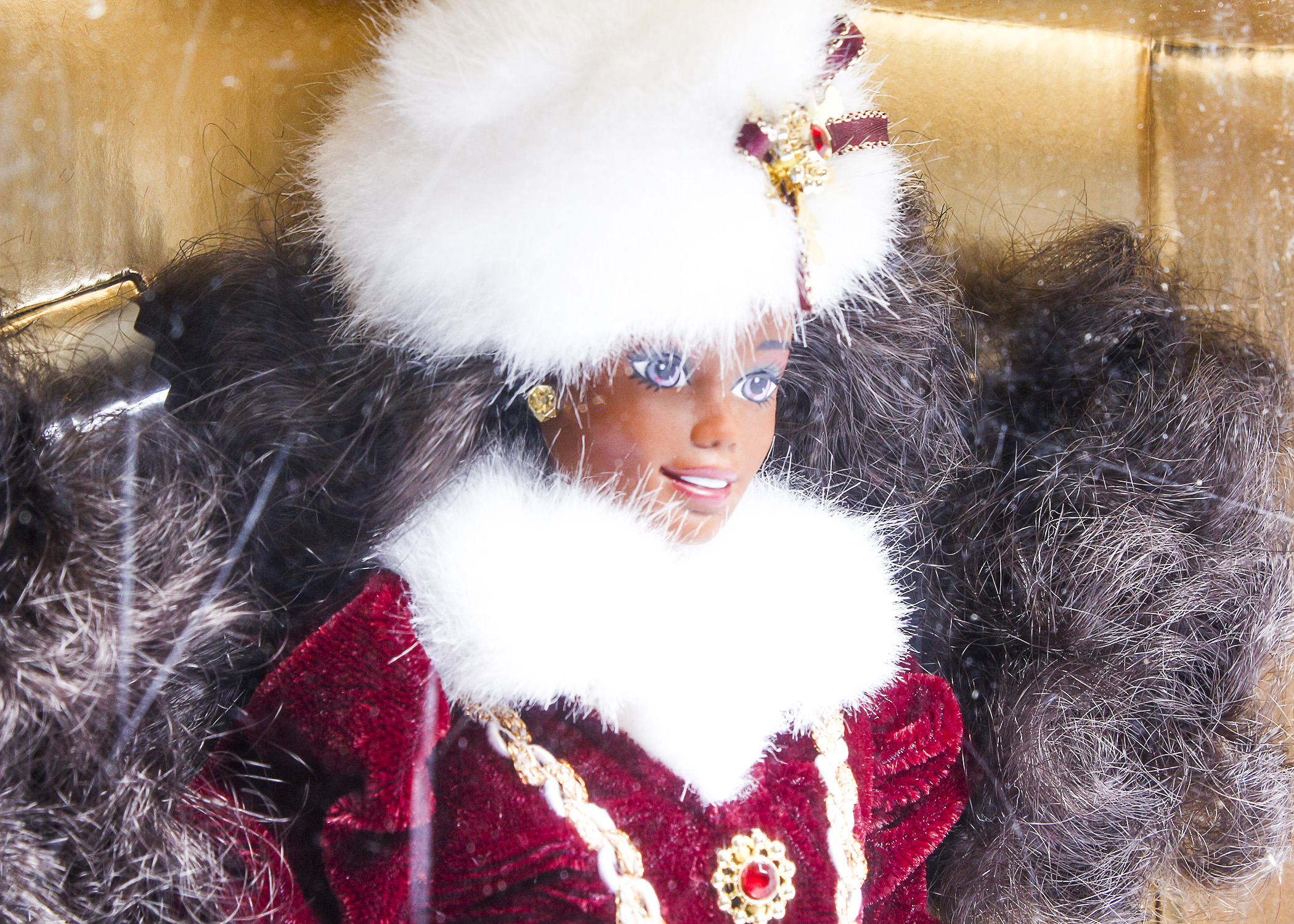 Pair of Happy Holidays Barbie Dolls